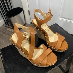Jessica Simpson heels worn once 5 1/2